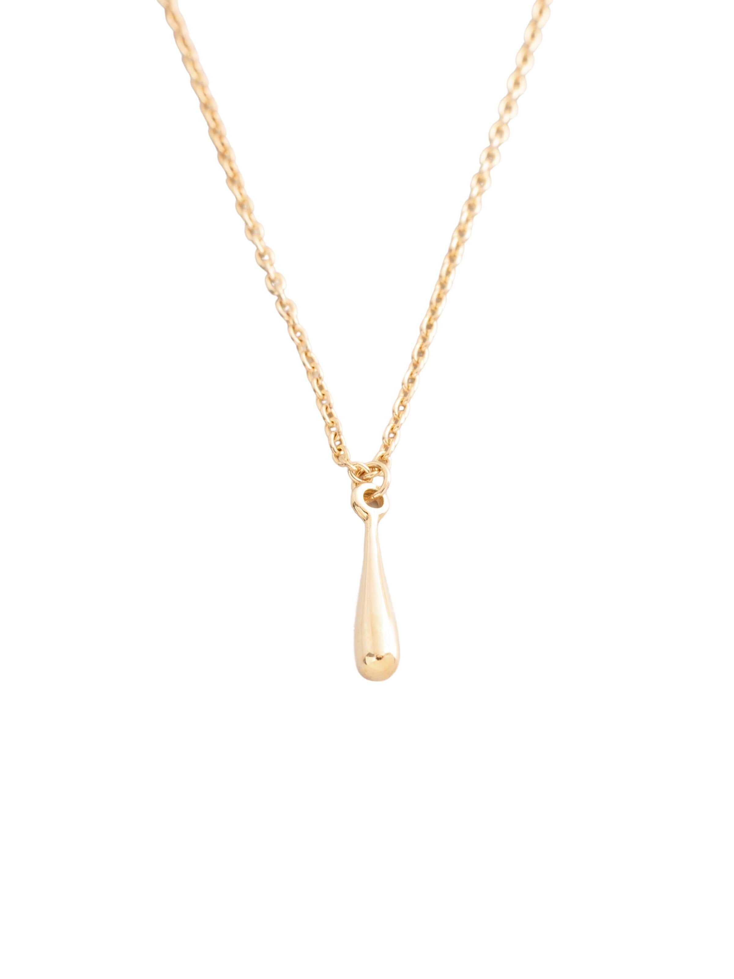 fejn Necklace in Gold: front