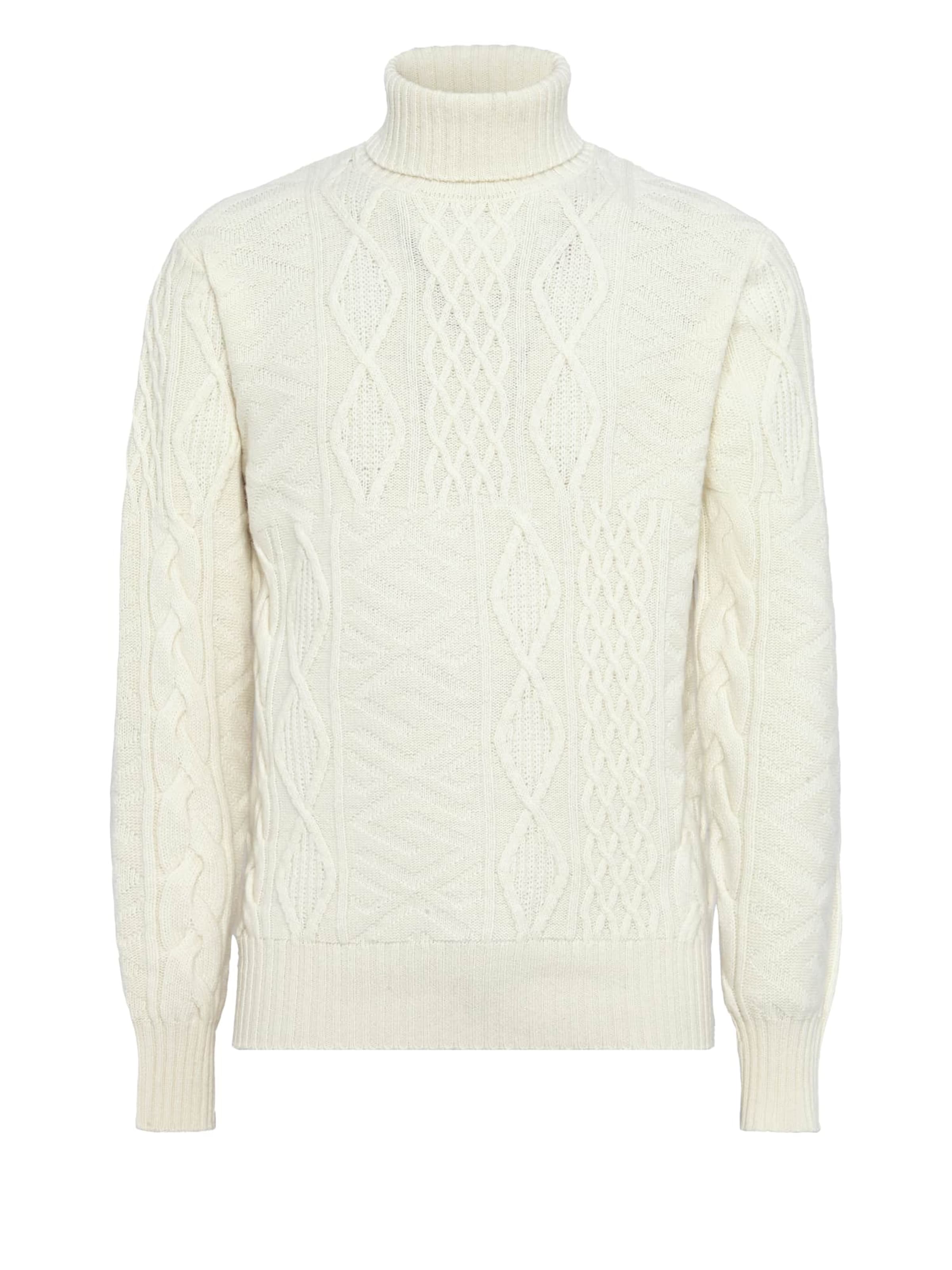 Boggi Milano Pullover in Weiß: Vorderseite