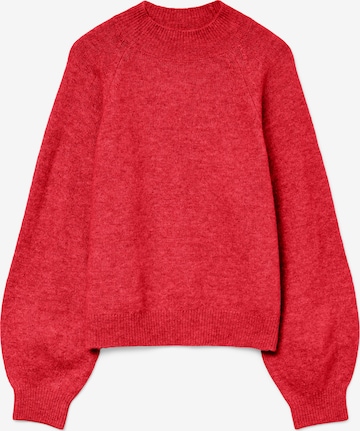 VERO MODA Pullover 'VMLeaf' in Rot: Vorderseite