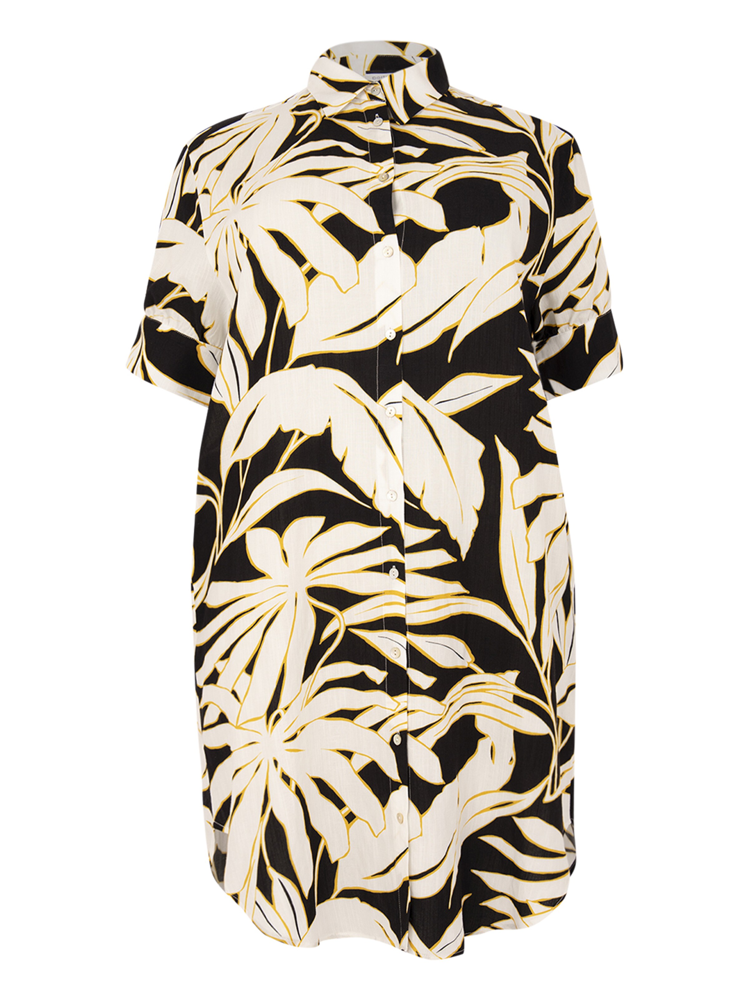 YOEK Blousejurk in Wit: voorkant