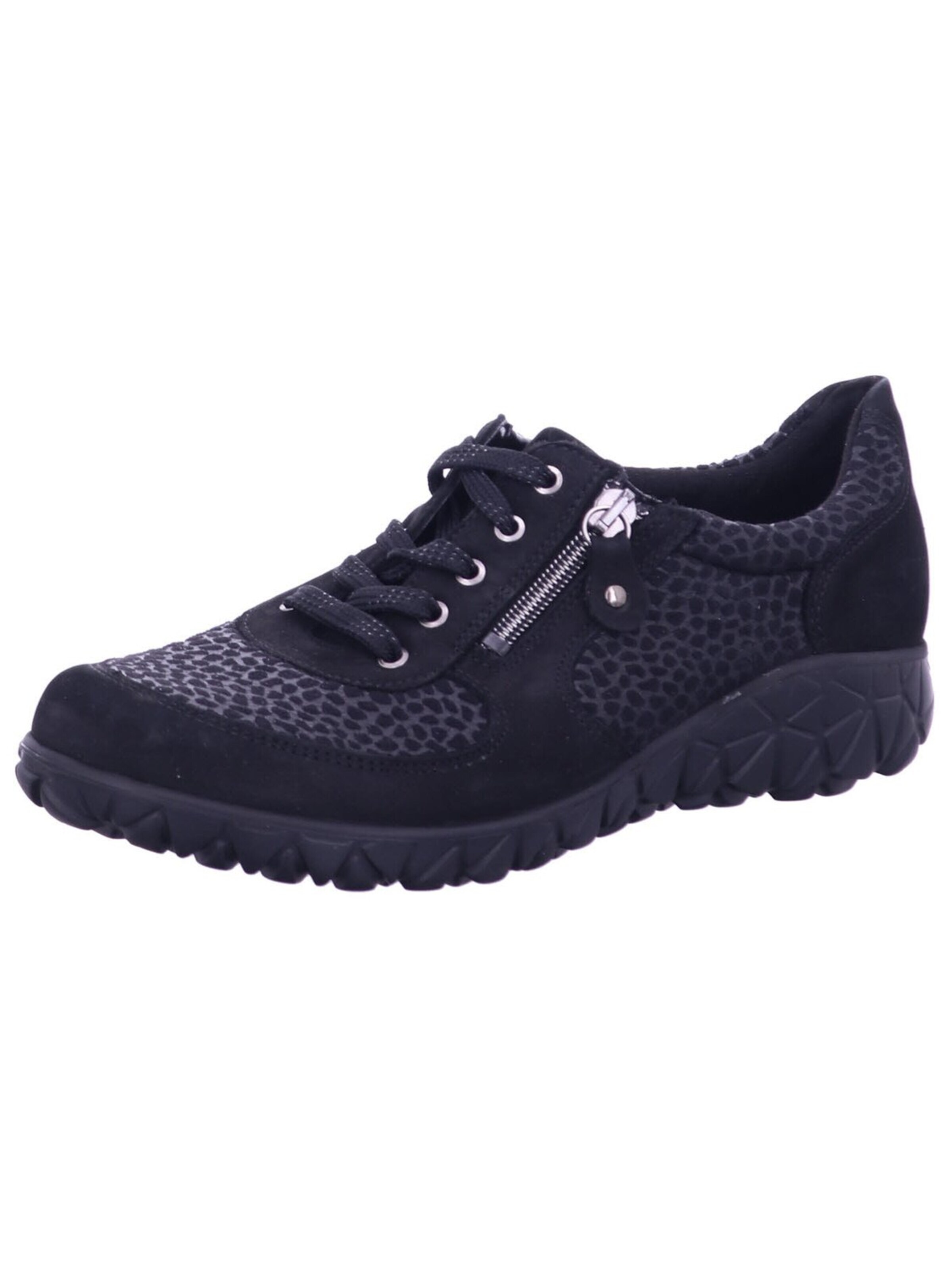 WALDLÄUFER Sneakers 'Komfort' in Black: front