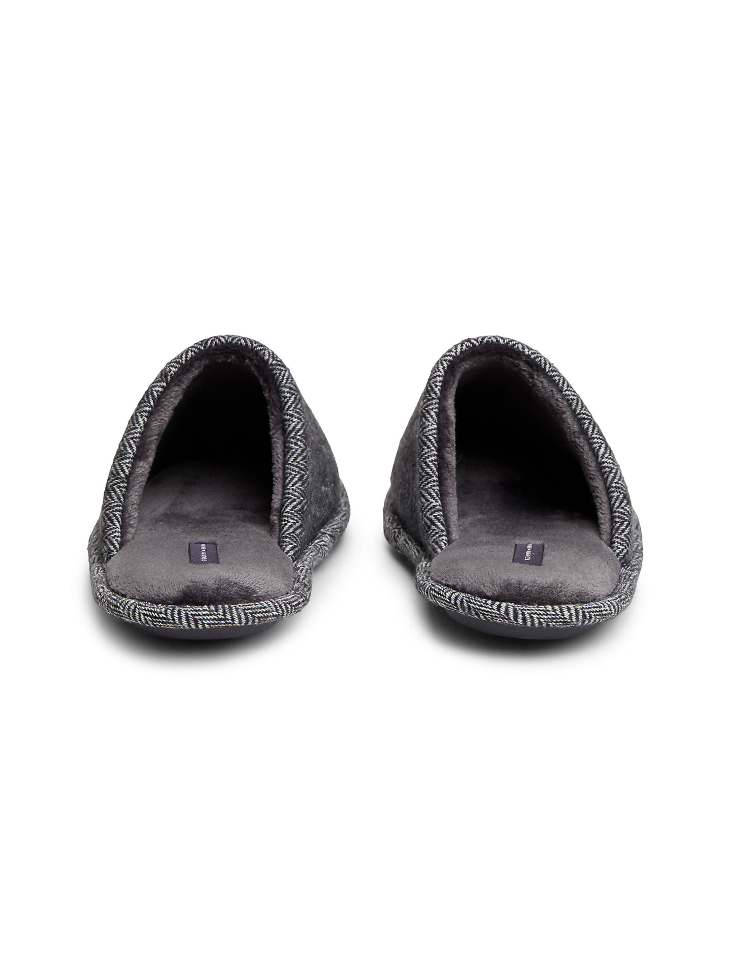 TOMMY HILFIGER Hausschuh in Grau