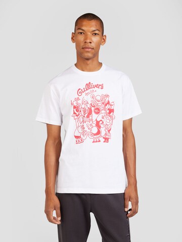 T-Shirt 'Gullivers' Cleptomanicx en blanc : devant