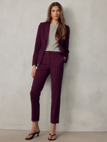 Next Slimfit Pantalon 'Tailored' in Rood