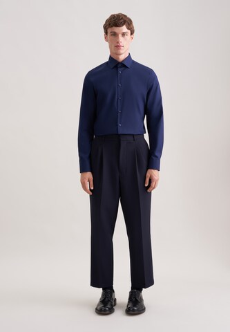 SEIDENSTICKER Slim Fit Businesshemd in Blau