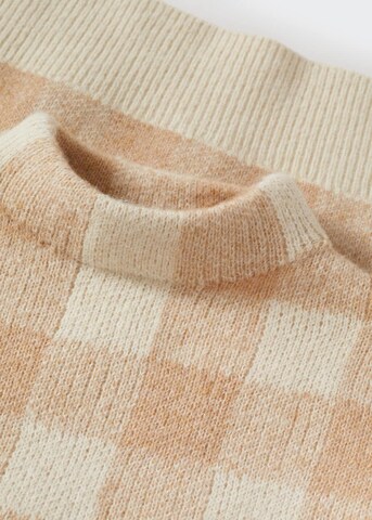 MANGO Pullover 'Pinyin' i beige