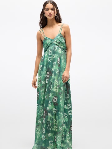 Pull&Bear Letné šaty - Zelená