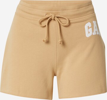 GAP Trousers in Brown: front