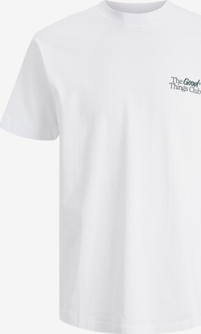 T-Shirt 'HARLOW' JACK & JONES en blanc : devant