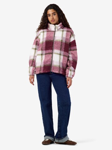 Noisy may Fleece jas 'NMLUCA' in Lila