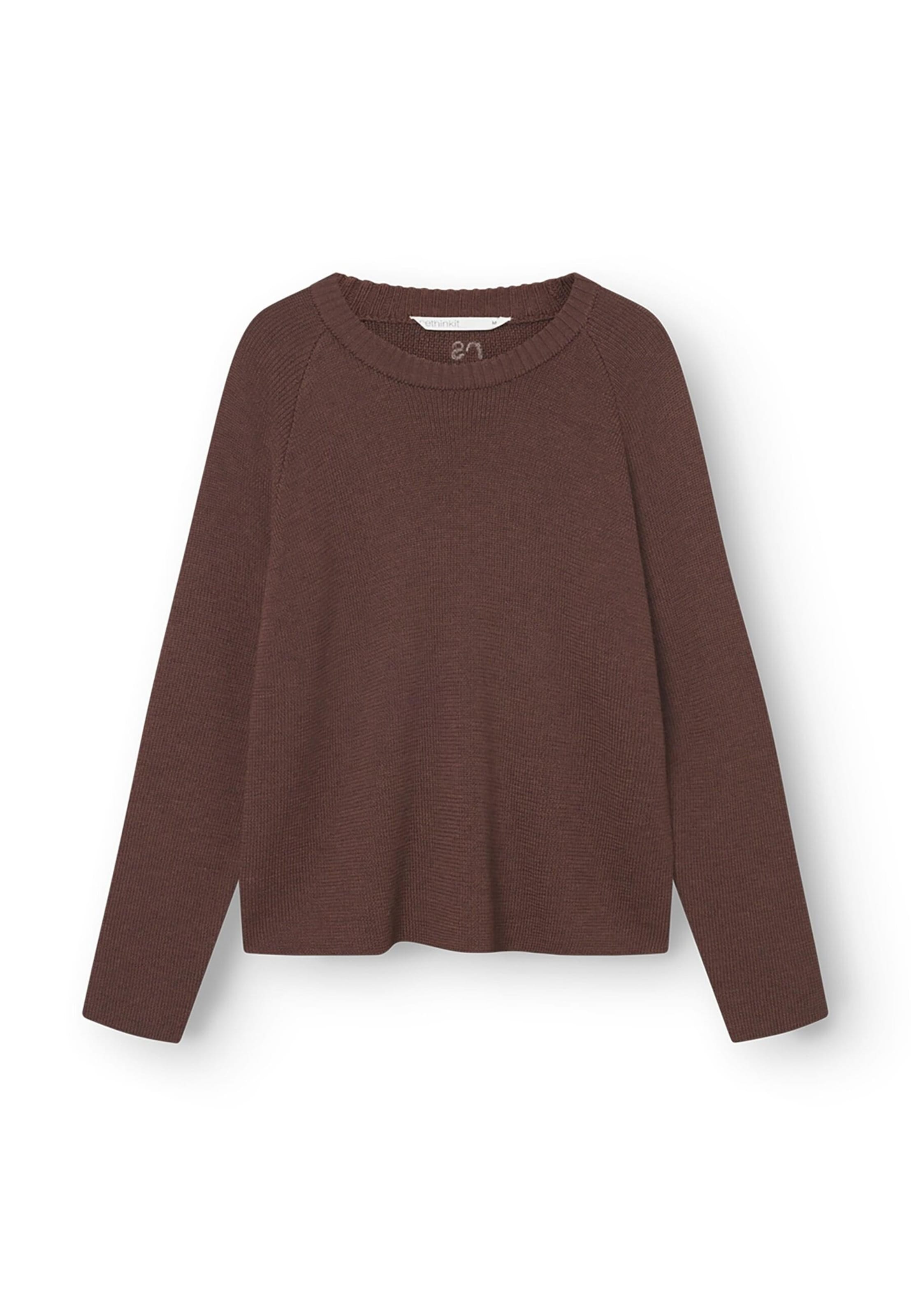 rethinkit studios Sweater 'Oslo' in Brown: front