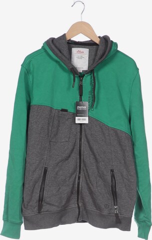 s.Oliver Sweatshirt & Zip-Up Hoodie in XL in Grey: front