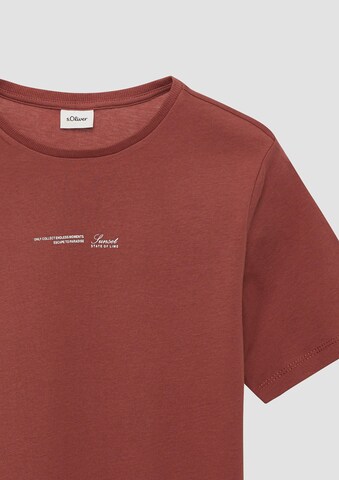T-Shirt s.Oliver en rouge