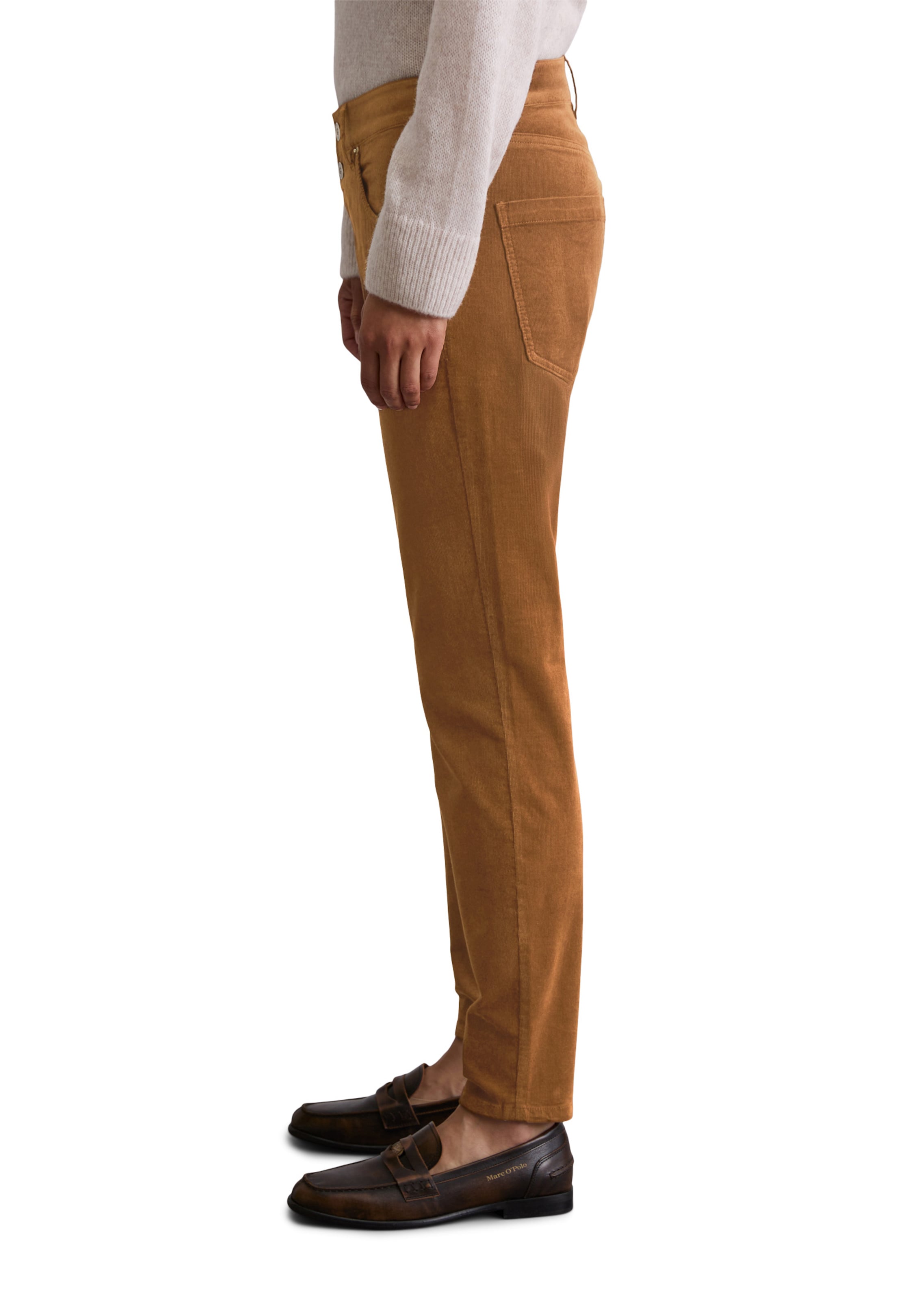 Marc O'Polo Обычный Штаны 'Theda' в Коричневый