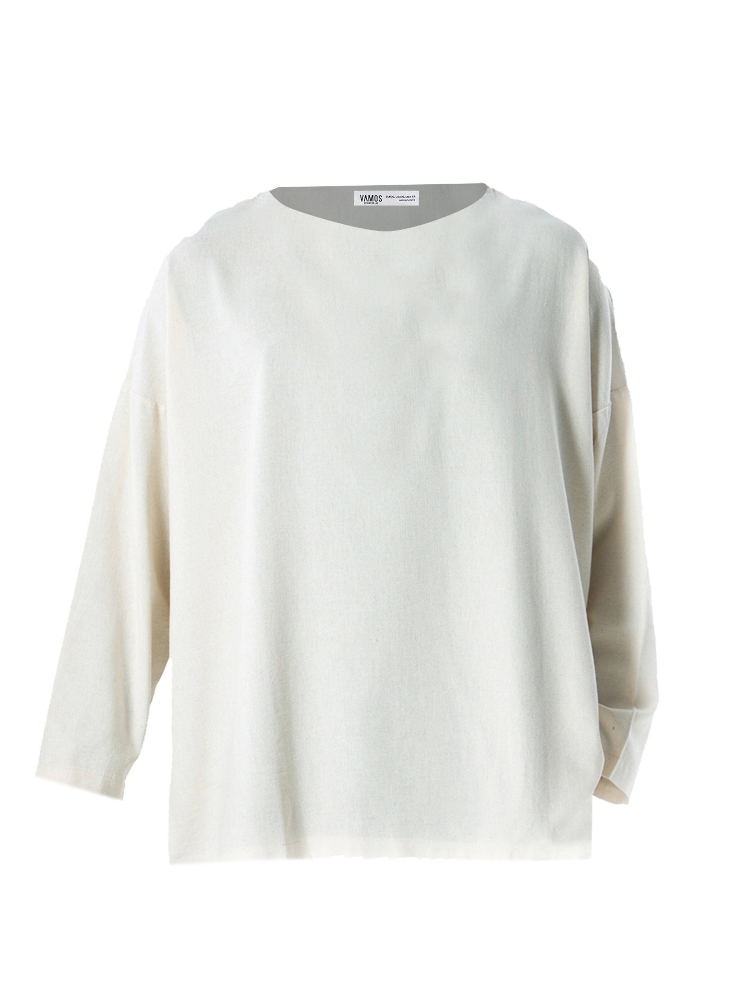 Pull-over VAMOS CLO en blanc : devant
