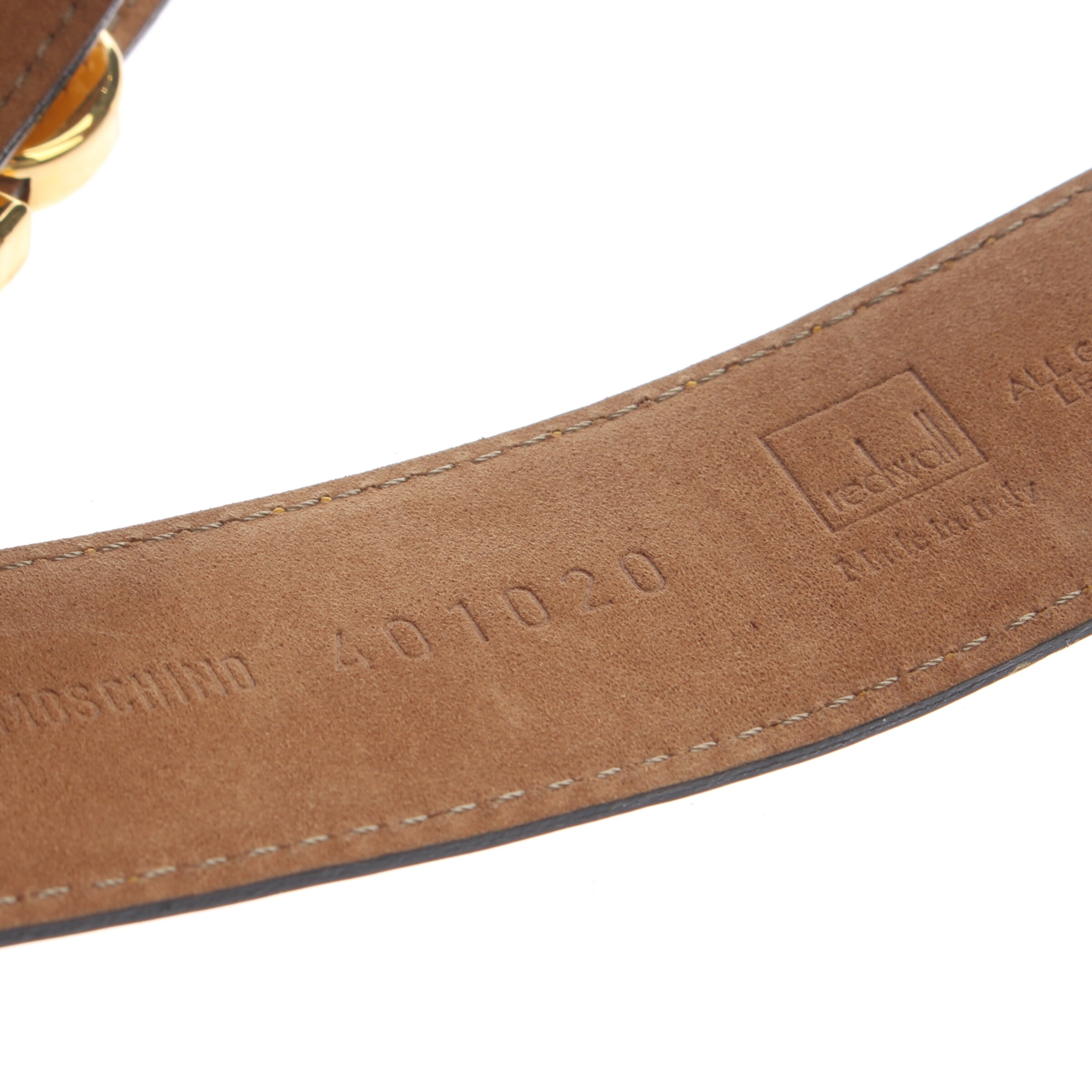 MOSCHINO Gürtel XXL in Gelb