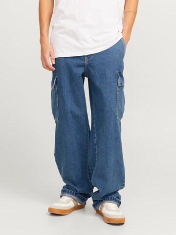 Baggy Jeans cargo 'JJIBILL' di JACK & JONES in blu: frontale