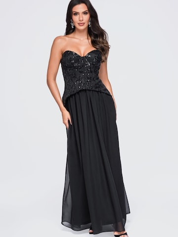 Ombre Abendkleid‌‌ in Schwarz