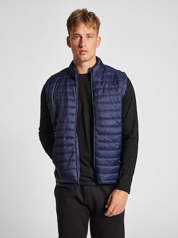 Hummel Bodywarmer in Blauw: voorkant