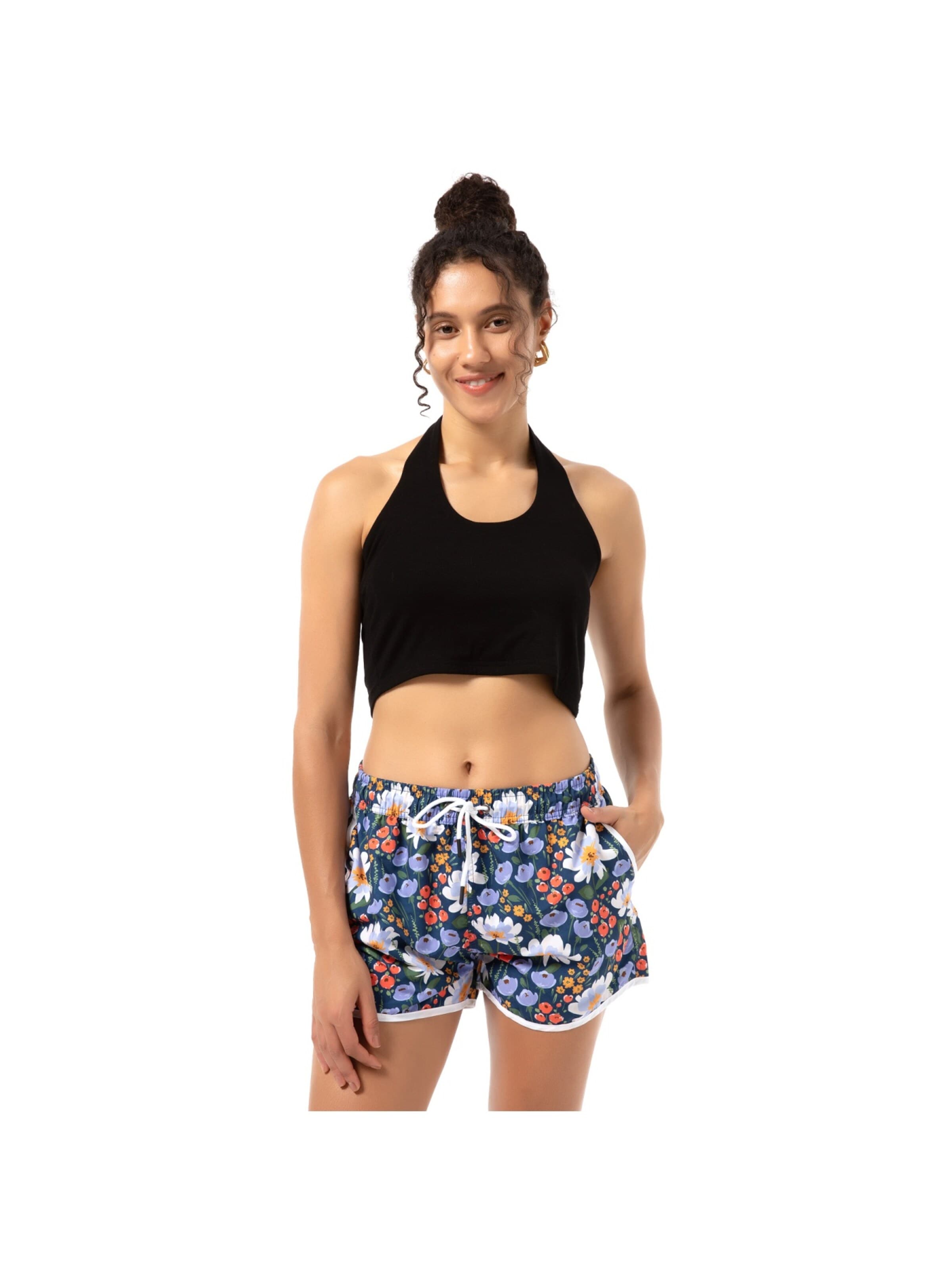 riemot Board Shorts in Purple: front