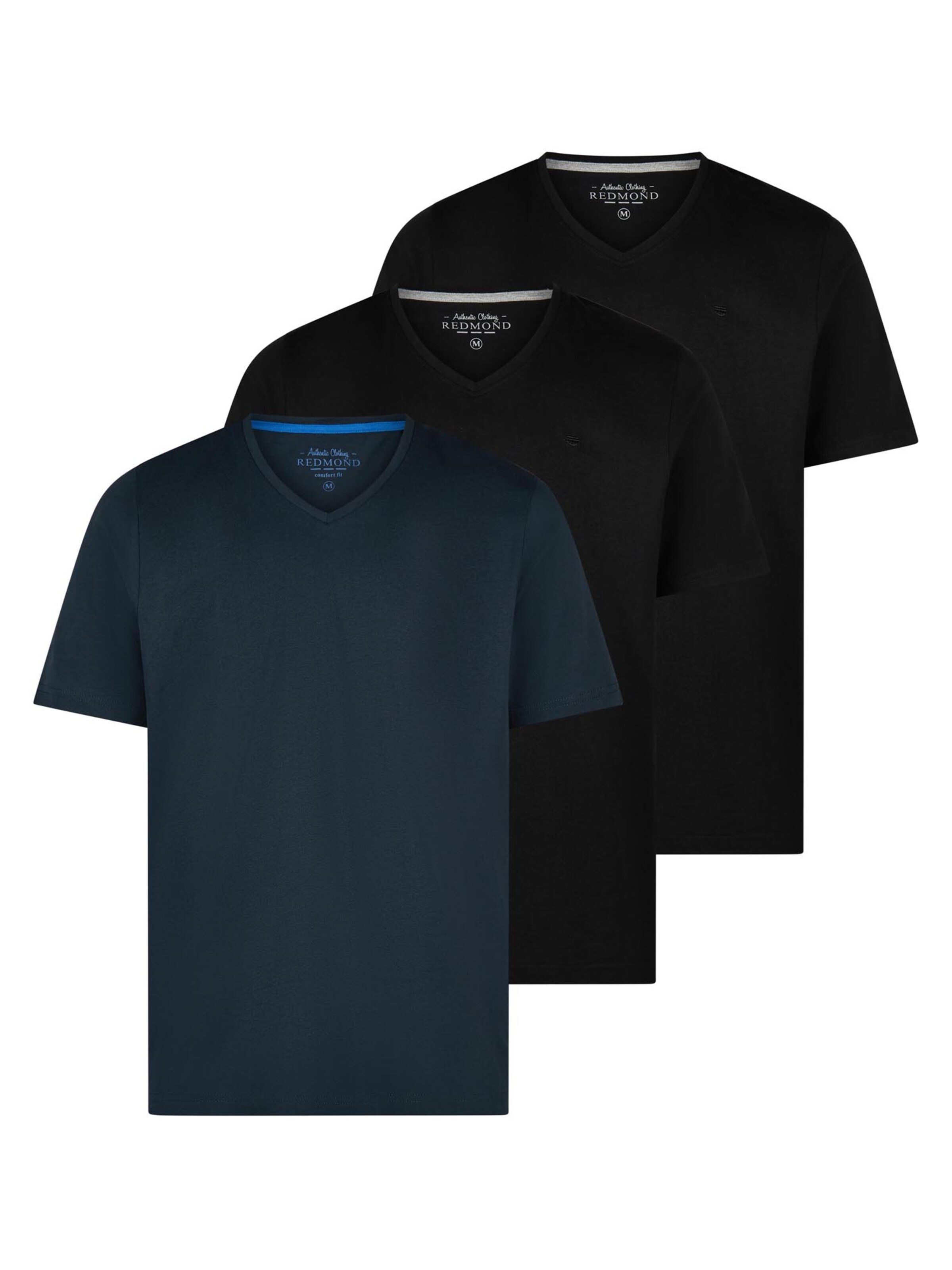 redmond Shirt 'Basic' in Black: front
