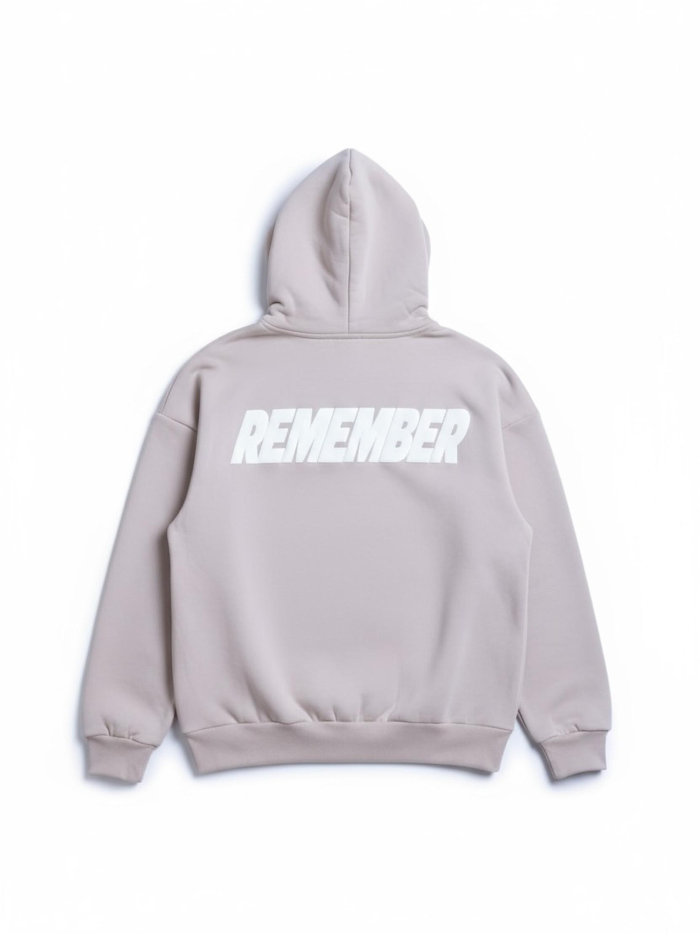 Remember you will die Sweatshirt 'Remember' in Beige