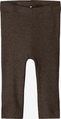 NAME IT Skinny Leggingsit 'NBNKAB' värissä ruskea: etupuoli