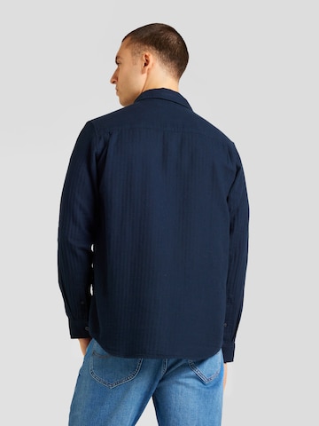 Coupe regular Chemise 'Damon P' Samsøe Samsøe en bleu