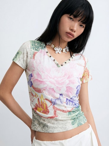 Desigual T-Shirt in Mischfarben: Vorderseite