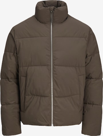 JACK & JONES - Chaqueta de entretiempo en marrón: frente