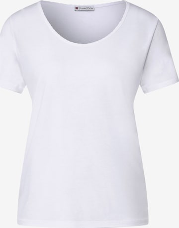 STREET ONE T-shirt i vit: framsida