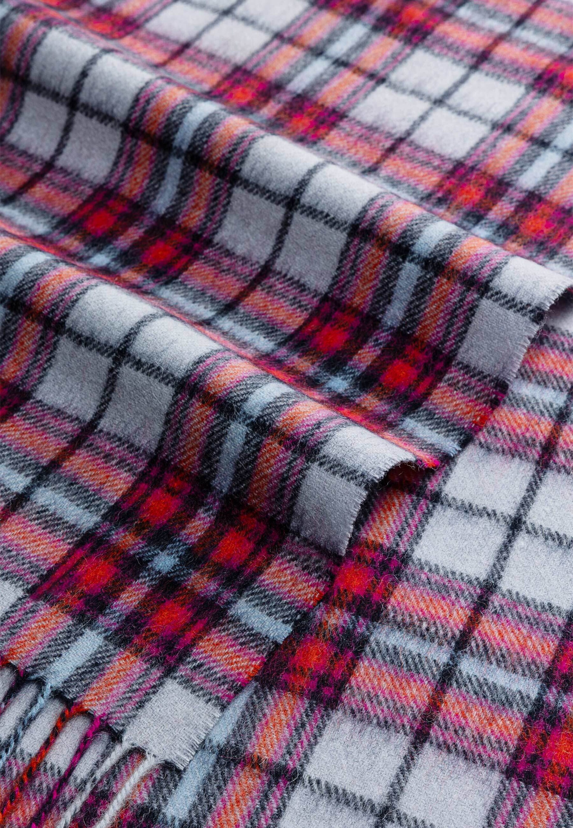 Sciarpa 'COLOURFUL TARTAN' di Roeckl in rosso