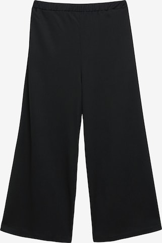 Wide Leg Pantalon s.Oliver en noir : devant