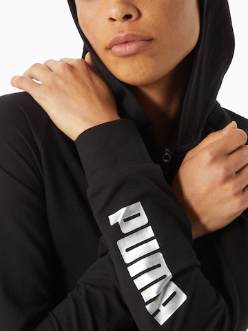 PUMA Sportsweatjacke in Schwarz