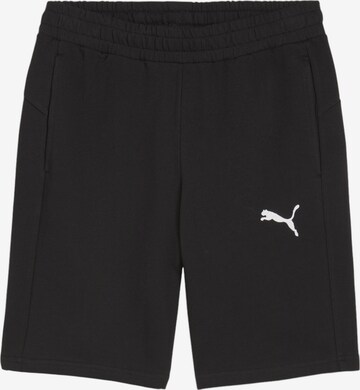 PUMA Workout Pants 'TeamGOAL' in Black: front