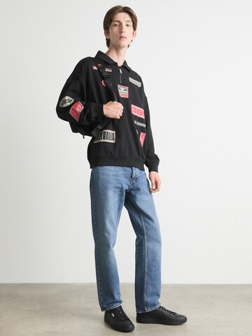 HUGO Суичър 'Danwyll' в черно