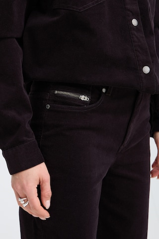 Pulz Regular Broek 'PZSally' in Bruin