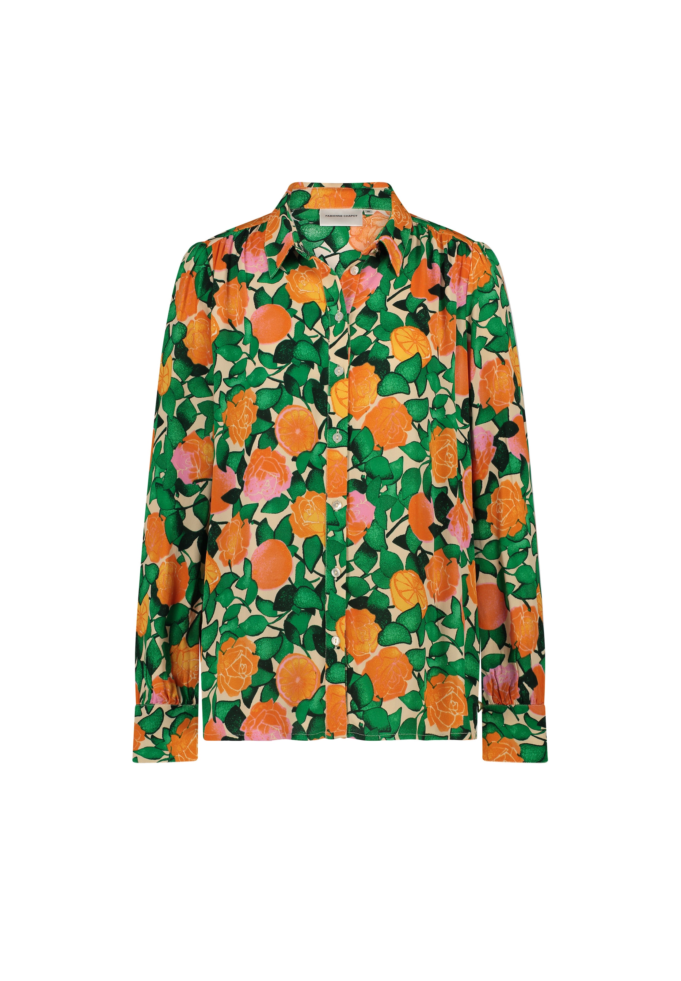 Fabienne Chapot Blouse in Green: front