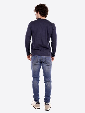 Maglia trikot 'Long' di Aeronautica Militare in blu