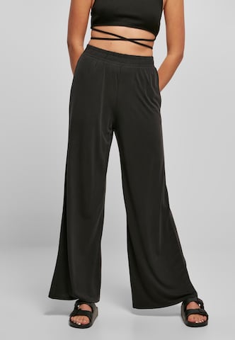 Wide Leg Sweat-shirt Urban Classics en noir : devant