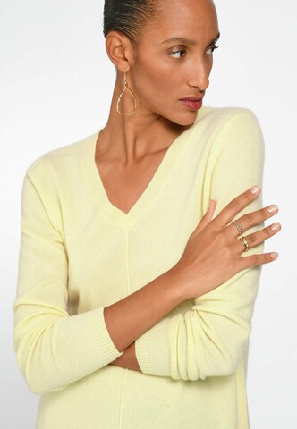 include Strick Cashmere Pullover in Gelb