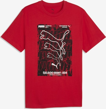 T-Shirt fonctionnel PUMA en rouge : devant