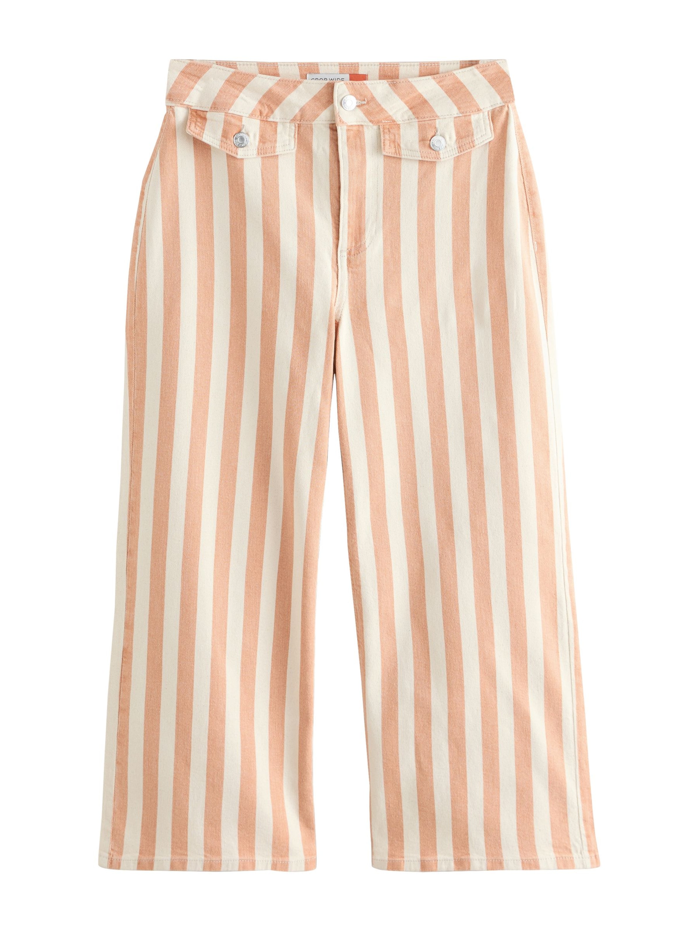 Next Jean en 25/Regular en orange pastel / blanc cassé, Vue avec produit