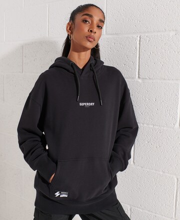 Superdry Hoodie in Schwarz