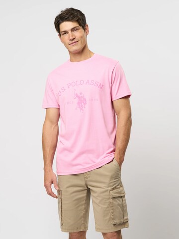 U.S. POLO ASSN. Bluser & t-shirts 'Archibald' i pink: forside