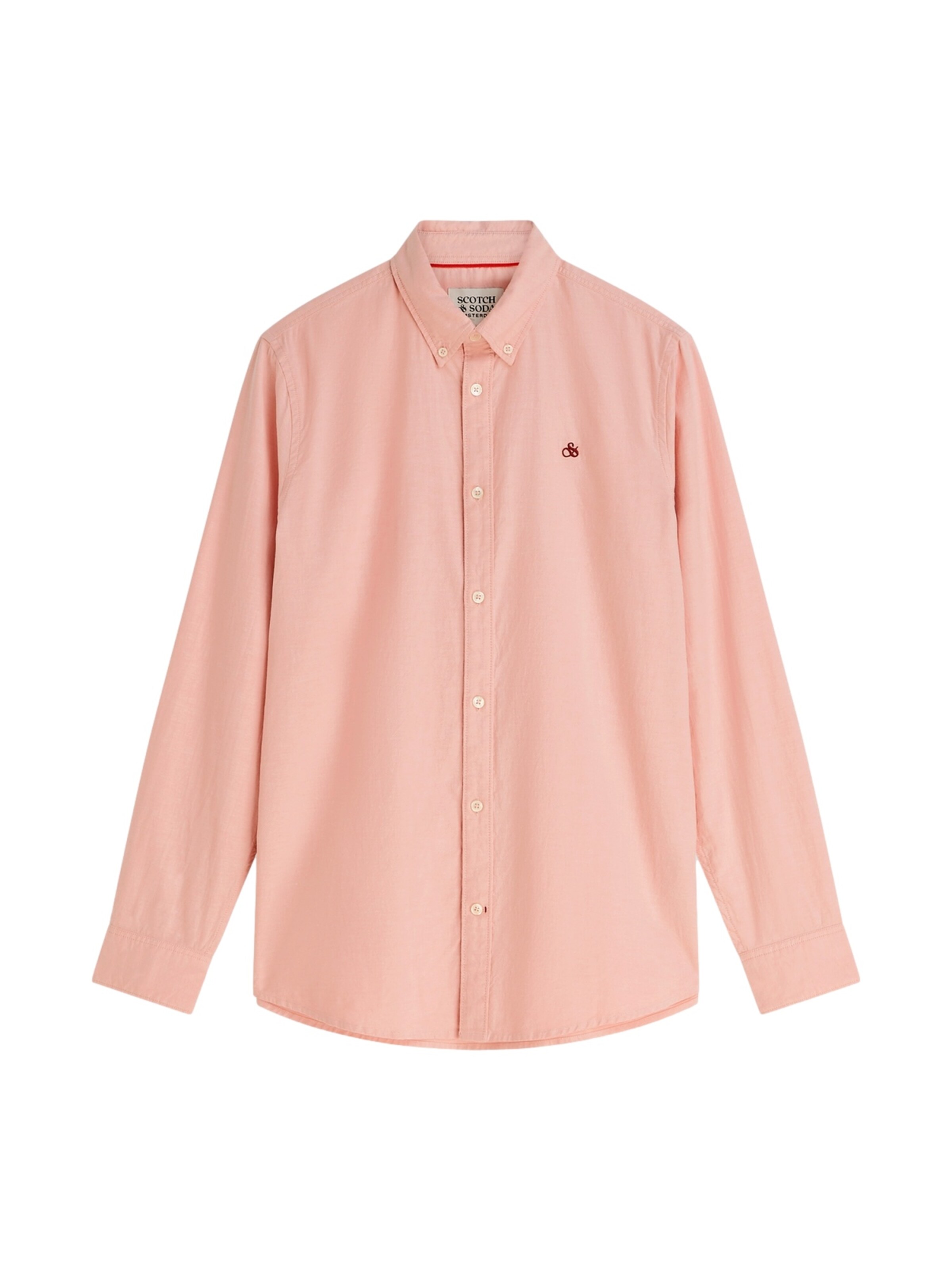 SCOTCH & SODA Regular fit Button Up Shirt in Pink: front
