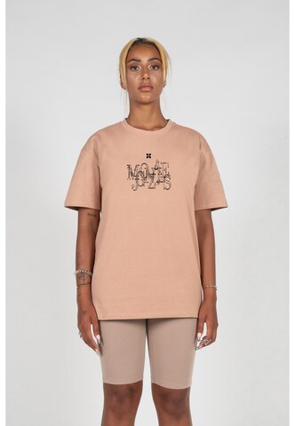 Maglia extra large 'Classic V.1 x Heavy' di MJ Gonzales in marrone: frontale