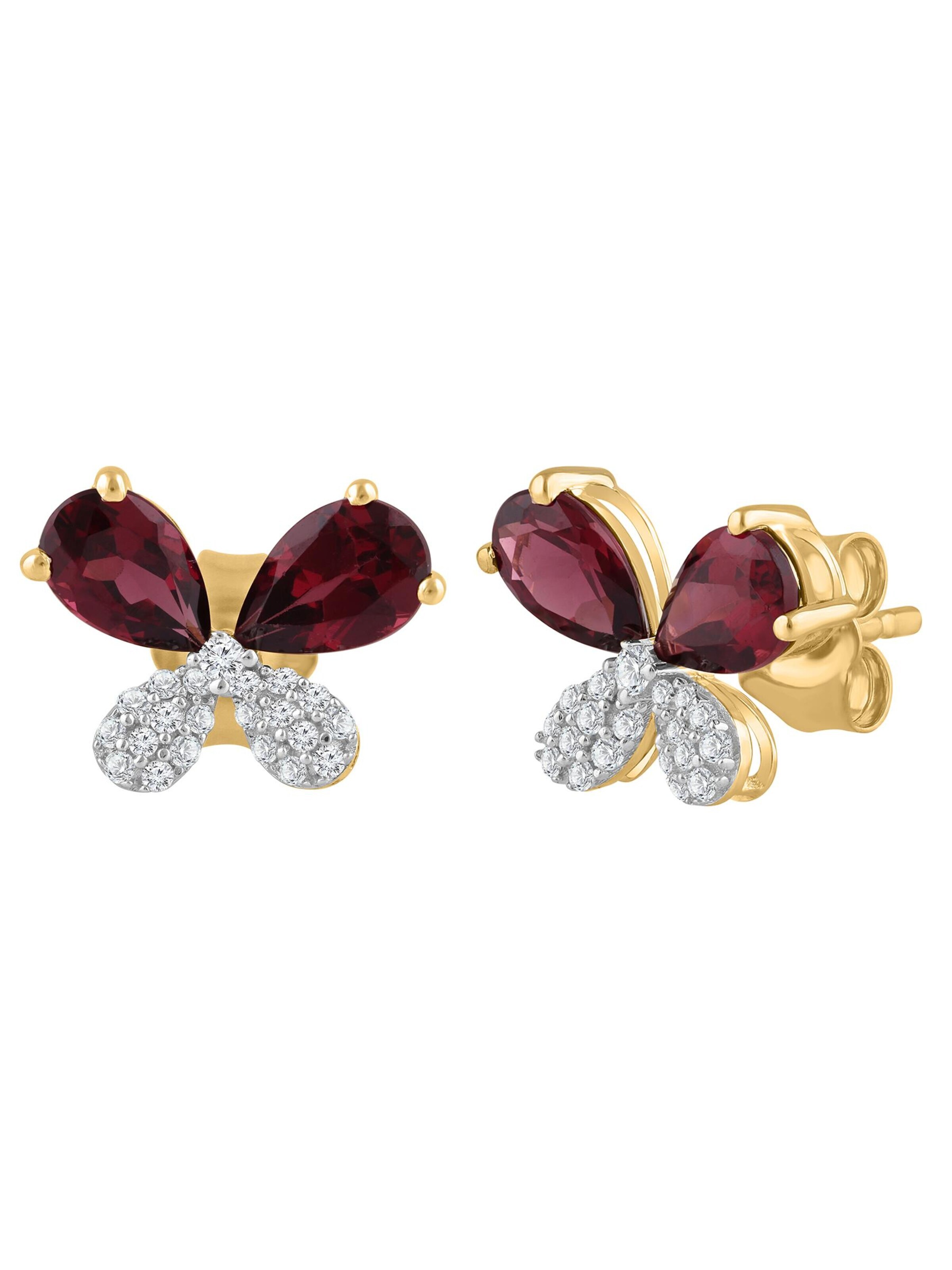 Diamant Exquis - Pendientes 'Ohrringe aus 375 Gelbgold mit Diamant' en oro
