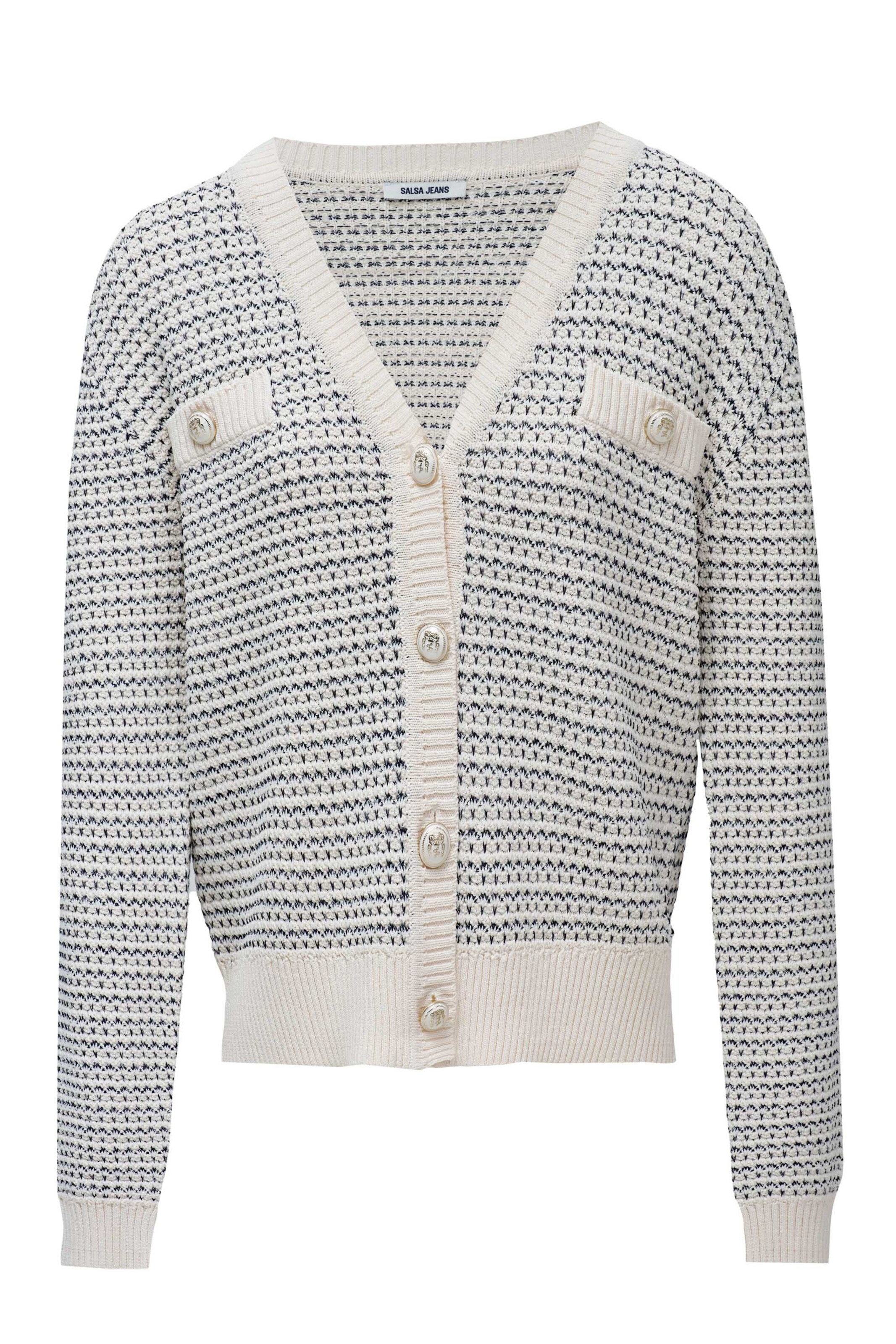 Salsa Jeans Tussenmantel in Beige: voorkant