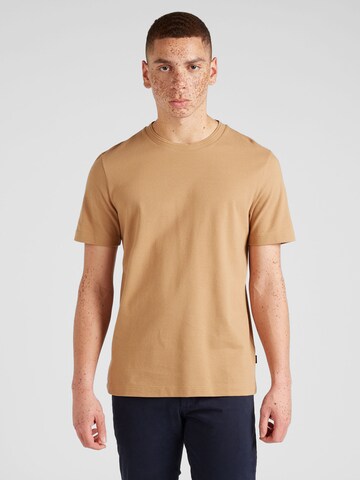 Maglietta 'Tiburt' di BOSS in beige: frontale